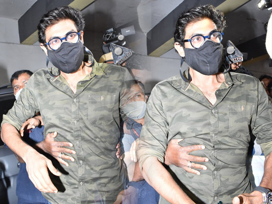 Actor Rana Daggubati at ED office in Hyderabad